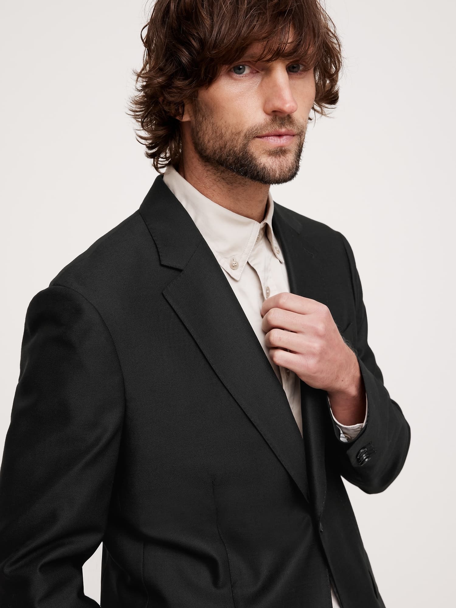 Signature Italian Hopsack Suit Jacket - image 1