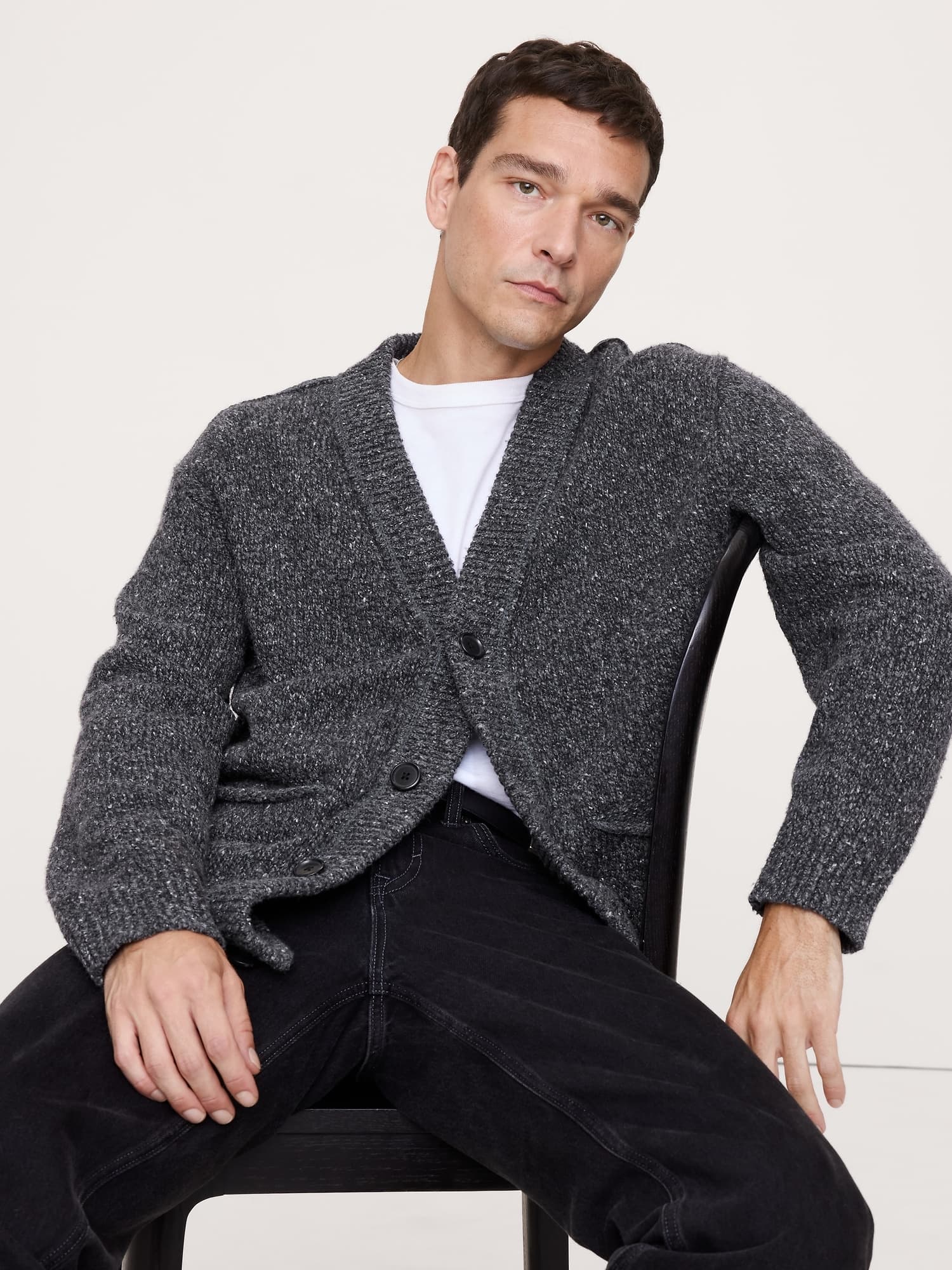 Donegal Wool-Blend Cardigan - image 1