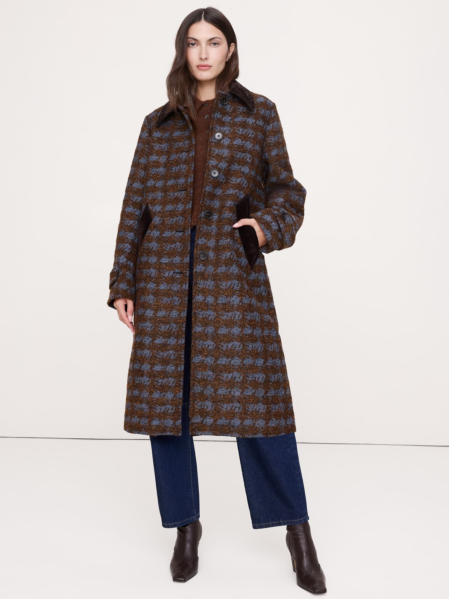 Italian Jacquard Overcoat - image 1