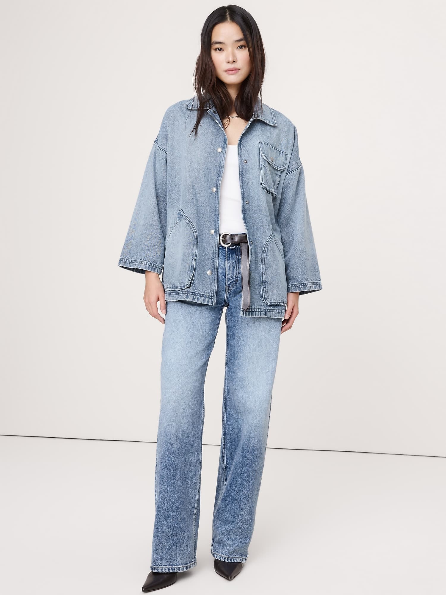 Washed Cotton Chore Jacket - image 1