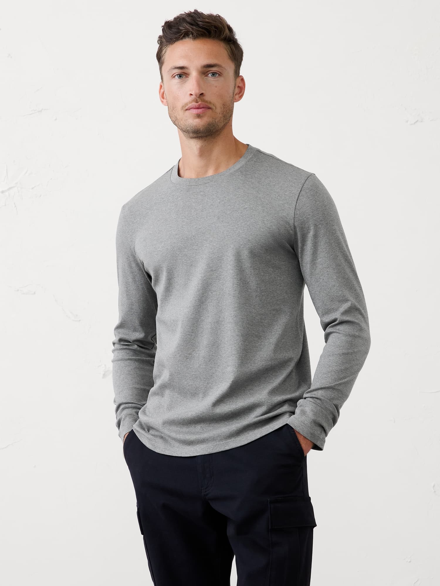 Luxe Touch Crew-Neck T-Shirt - image 1