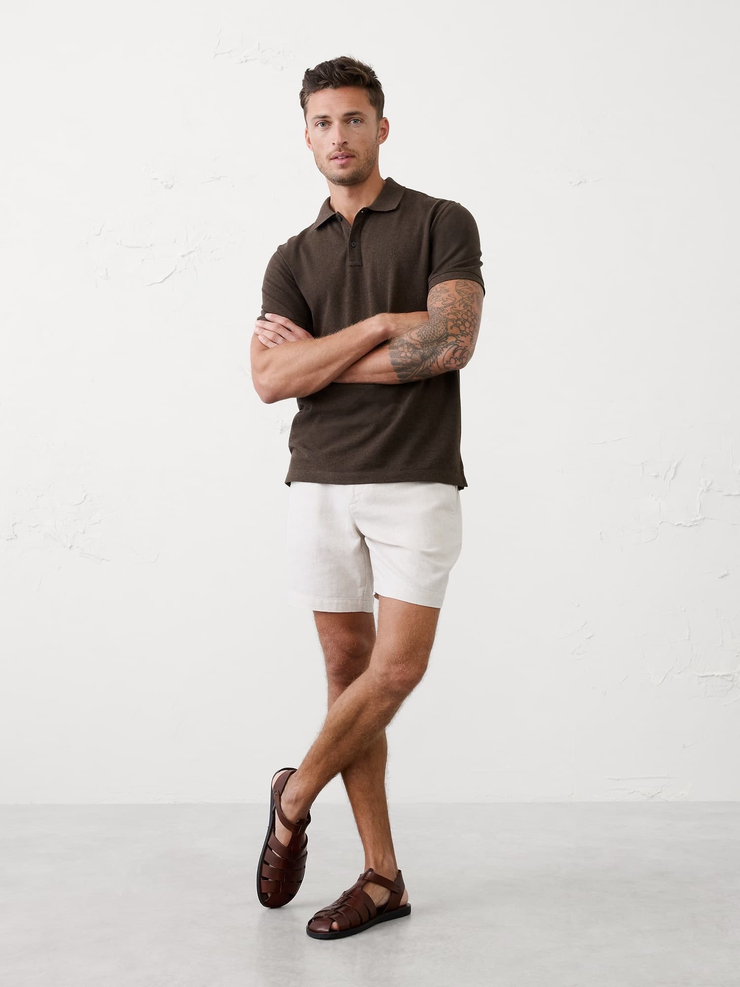 Slim-Fit Pique Polo - image 1