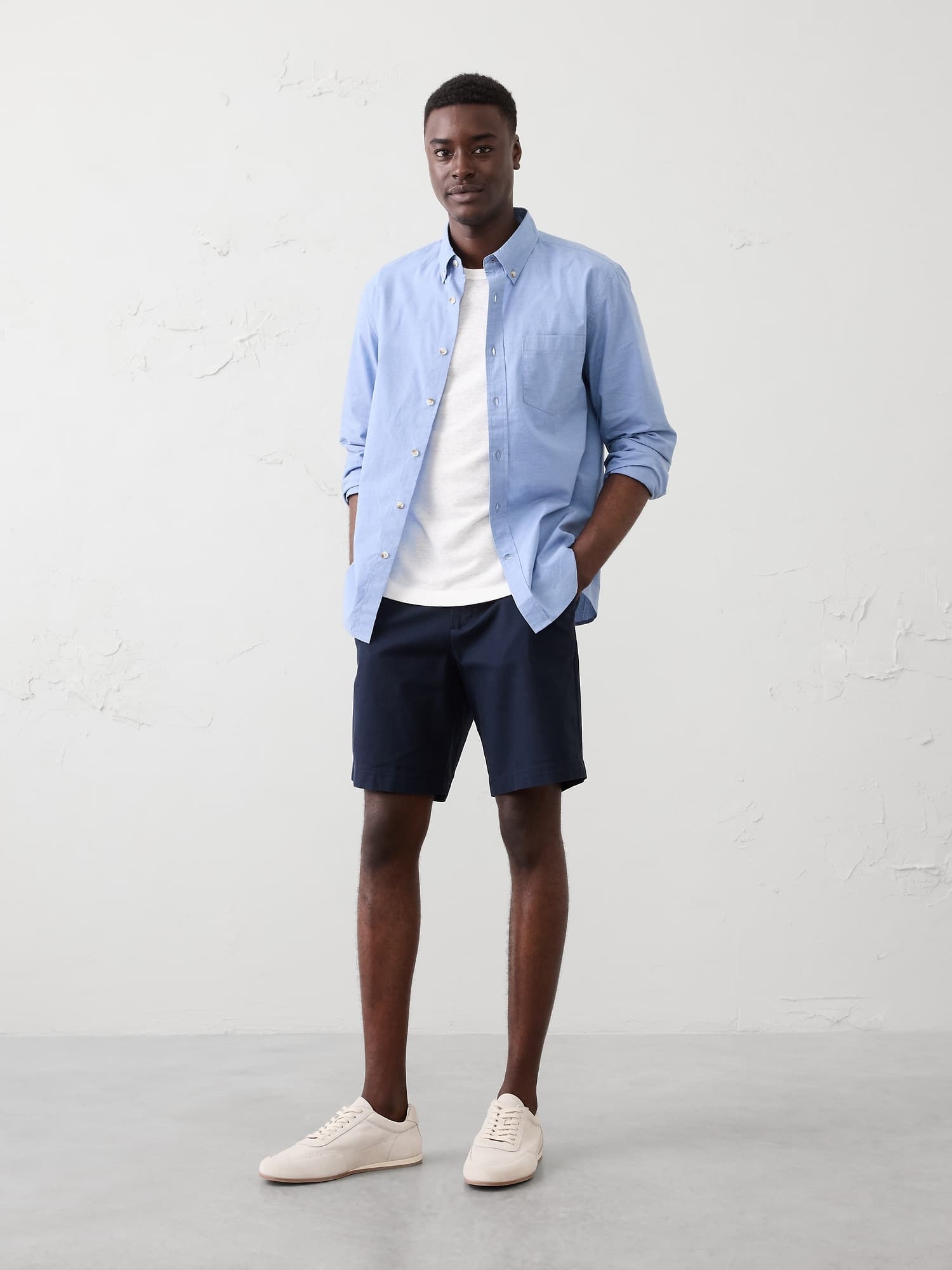 Slim-Fit Softwash Cotton Shirt - image 1
