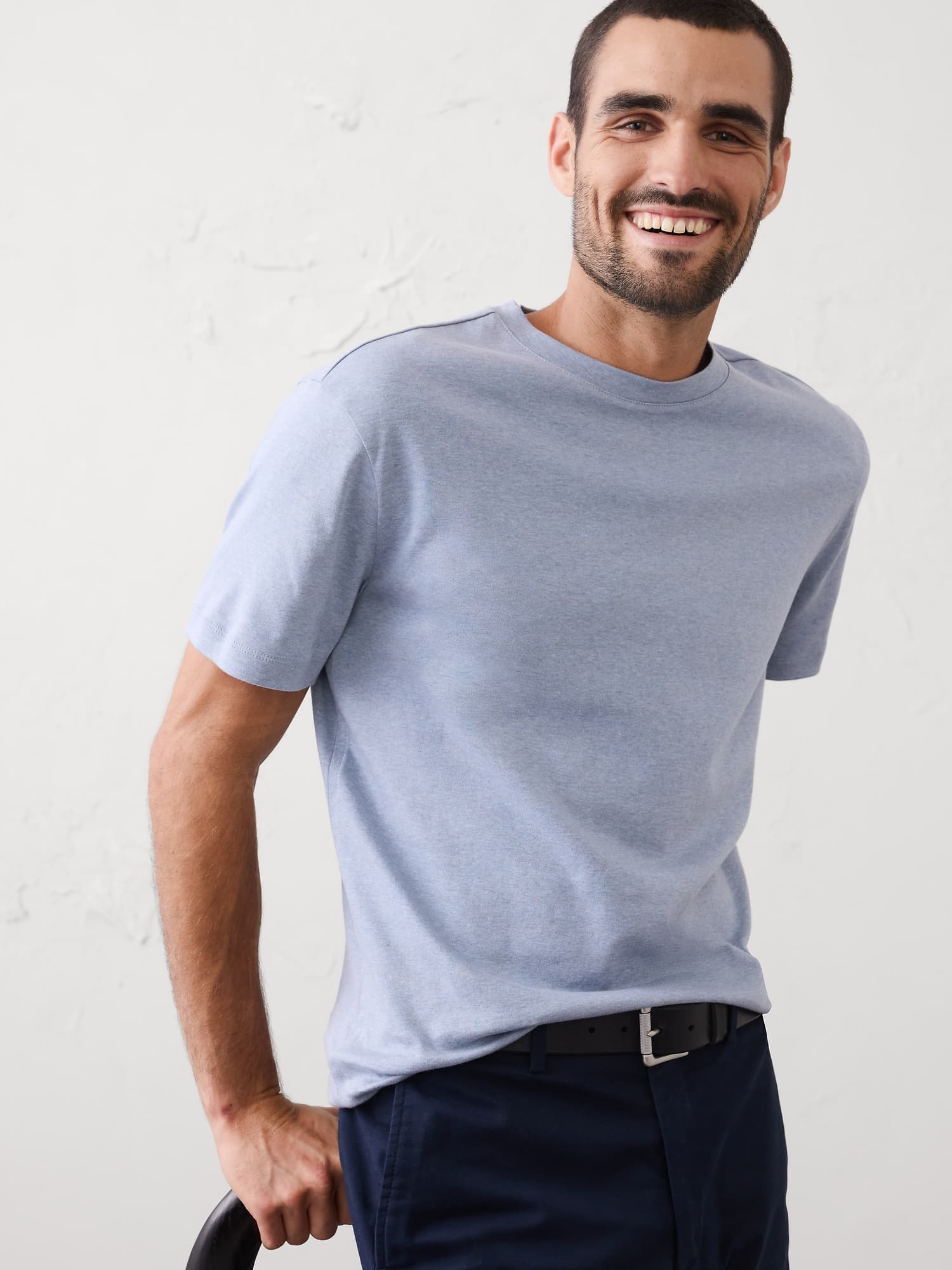 Luxe Touch Crew-Neck T-Shirt - image 1