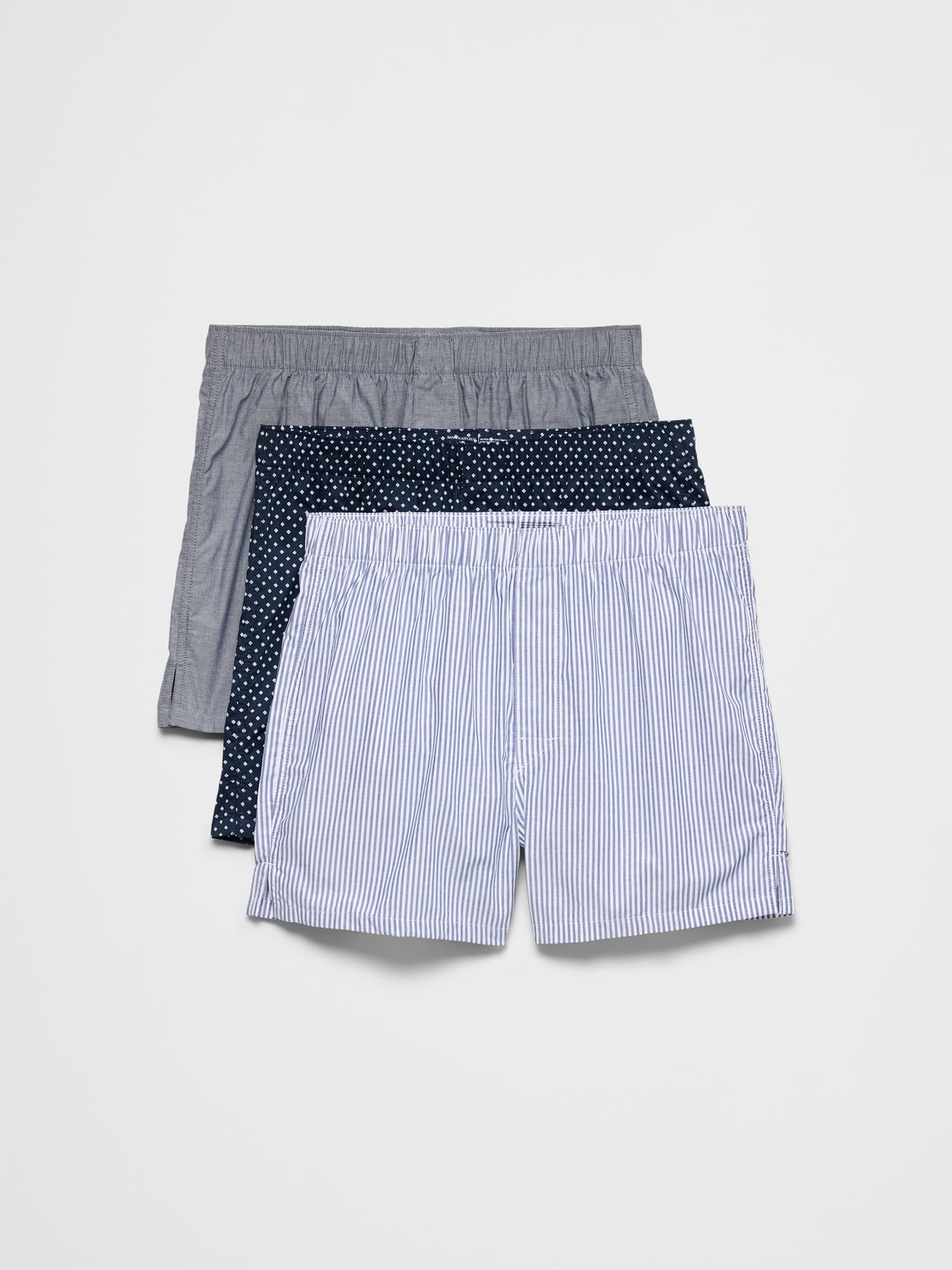 Men's Cotton Boxers 3-Pack - image 1