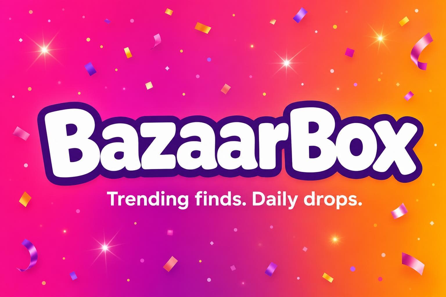 BazaarBox – Shop by Vibe · AI Concierge & Daily Drops - image 1