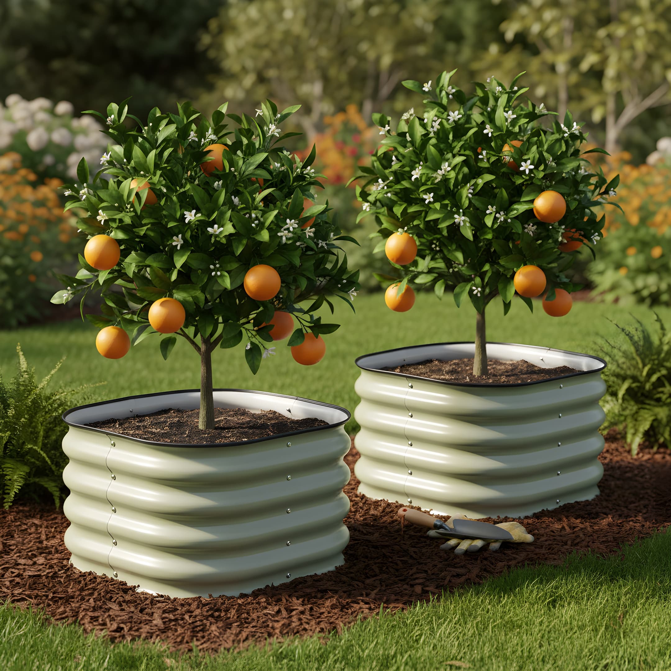 Citrus Tree Planter - Twin Pack - image 1