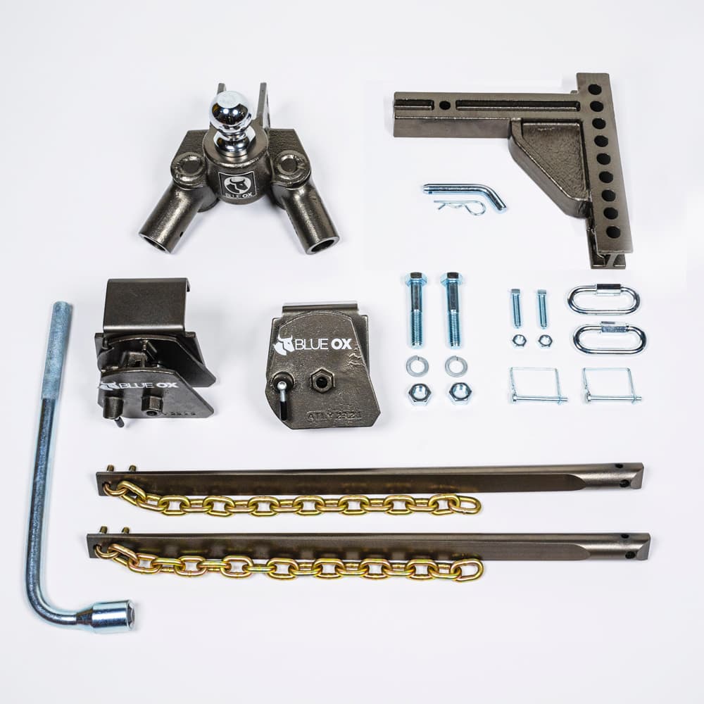 Blue Ox BXW0750-S SwayPro Weight Distributing Hitch – 9 Hole Shank, 750lb Tongue Weight, 7500lbs Towing, 2″ Receiver - image 1