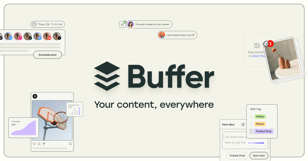 Buffer Social Media Management Tool - image 1