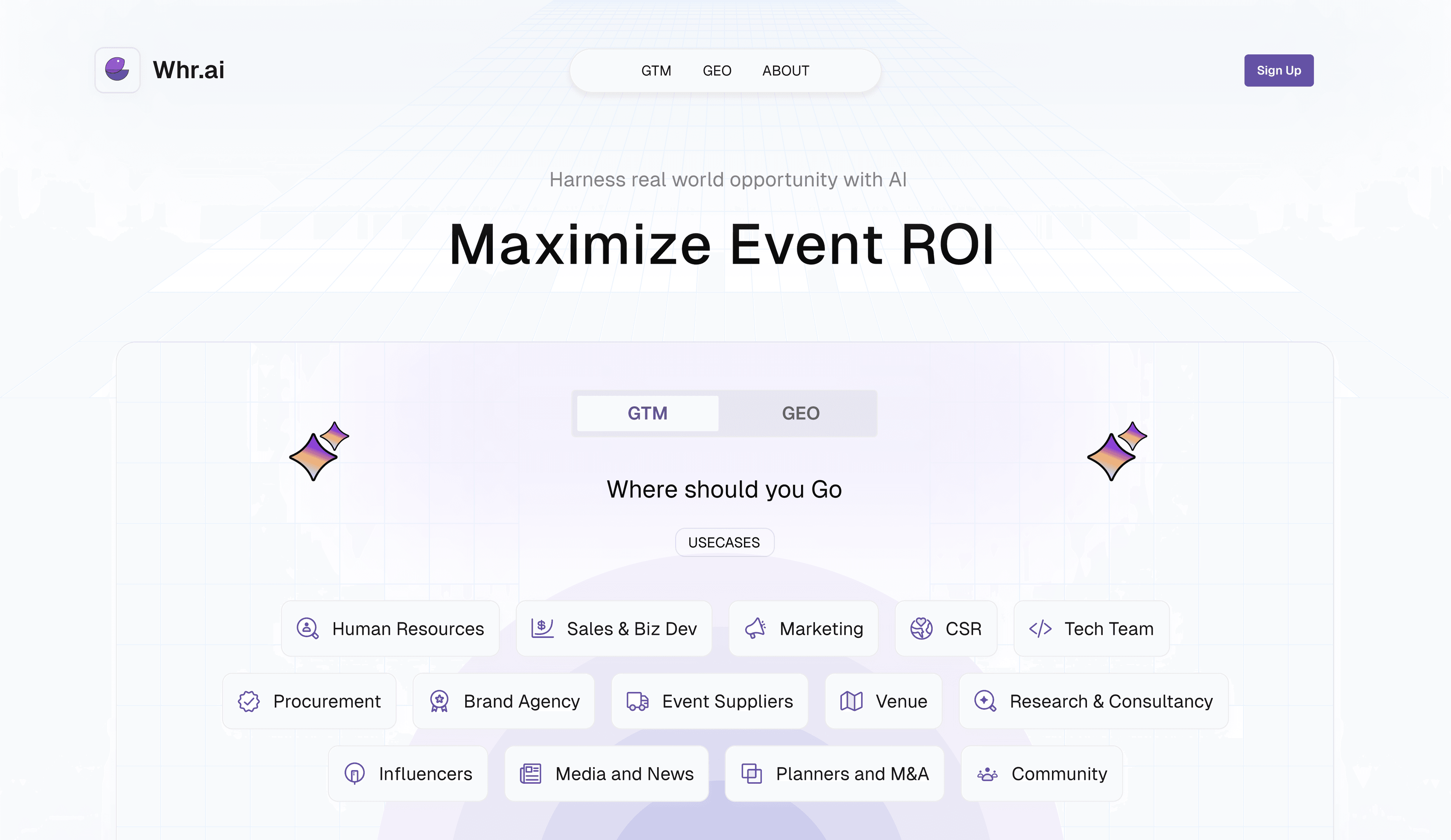whr.ai - Premier Event Intelligence Platform - image 1