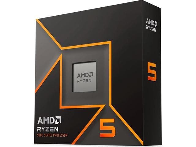 AMD Ryzen 5 9600X - Ryzen 5 9000 Series Granite Ridge (Zen 5) 6-Core 3.9 GHz - Socket AM5 65W - Radeon Graphics Processor - 100-100001405WOF - image 1