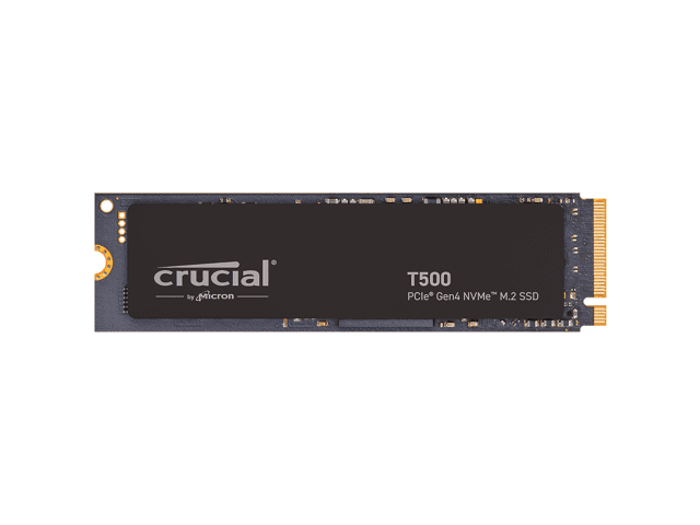 Crucial T500 M.2 2280 4TB PCIe 4.0 NVMe 3D NAND TLC Internal Solid State Drive (SSD) CT4000T500SSD3 - image 1