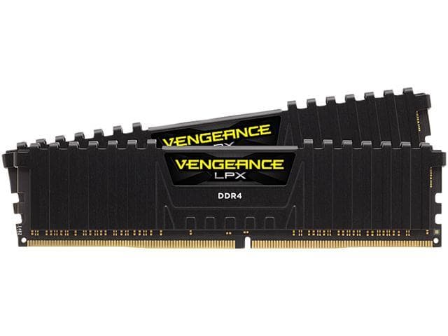 CORSAIR Vengeance LPX 32GB (2 x 16GB) 288-Pin PC RAM DDR4 3600 (PC4 28800) Desktop Memory Model CMK32GX4M2D3600C18 - image 1