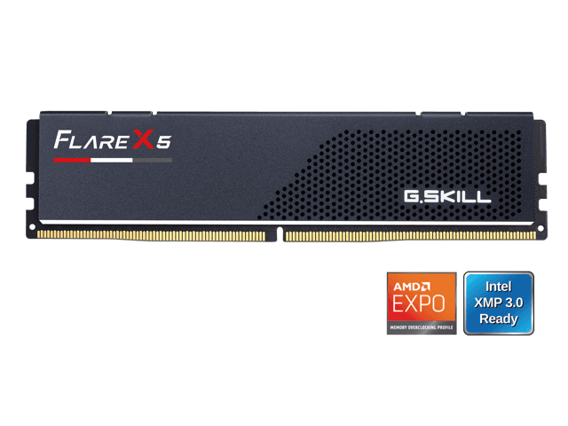G.SKILL Flare X5 16GB 288-Pin PC RAM DDR5 6000 (PC5 48000) Desktop Memory Model F5-6000J3636F16GX1-FX5 - image 1