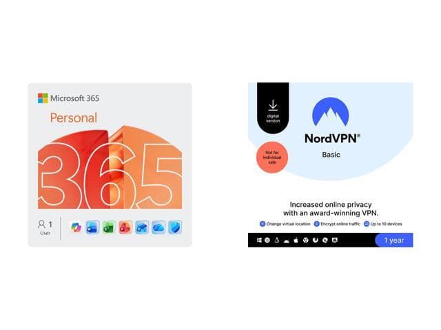 Microsoft 365 Personal - 1 Year Subscription, 1 User, Includes Word, Excel, PowerPoint, Outlook, OneNote, 1TB OneDrive - image 1