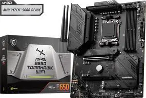 MSI MAG B650 TOMAHAWK WIFI AM5 AMD B650 SATA 6Gb/s DDR5 Ryzen 7000 ATX Motherboard - image 1