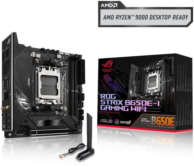 ASUS ROG Strix B650E-I Gaming WiFi Mini-ITX Motherboard AMD B650 AM5 Ryzen 7000 Series DDR5 - image 1