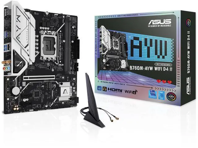 ASUS B760M-AYW WIFI D4 II Micro ATX Motherboard - image 1