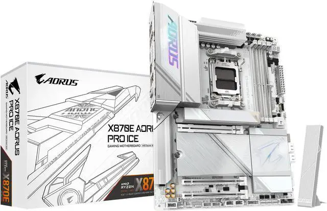 GIGABYTE X870E AORUS PRO ICE AM5 ATX Motherboard - image 1