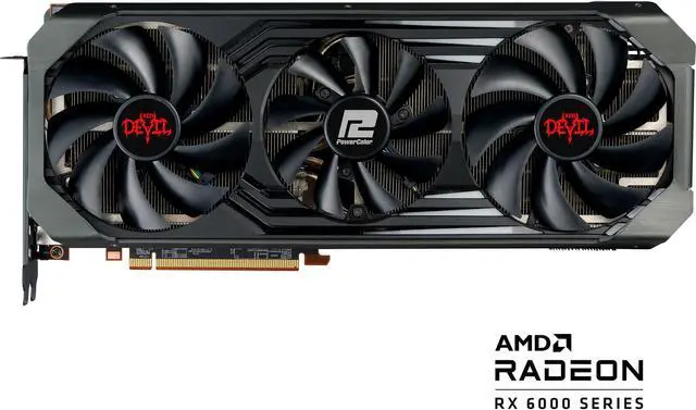 PowerColor RED DEVIL Radeon RX 6950 XT 16GB GDDR6 PCI Express 4.0 ATX Graphics Card AXRX 6950XT 16GBD6-3DHE/OC - image 1