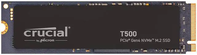 Crucial T500 M.2 2280 4TB PCIe 4.0 NVMe 3D NAND TLC Internal Solid State Drive (SSD) CT4000T500SSD3 - image 1
