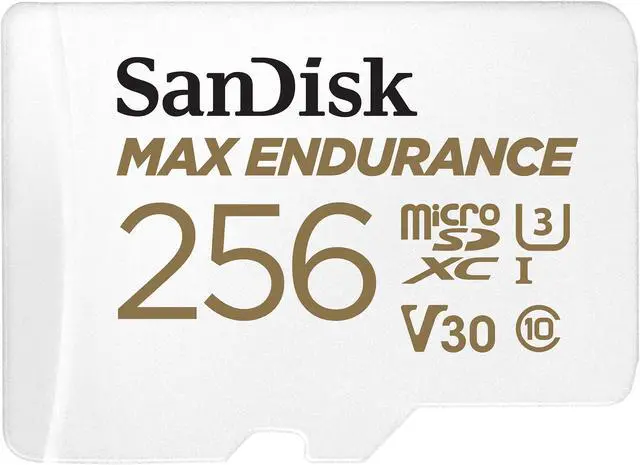 SanDisk 256GB MAX ENDURANCE microSDXC Memory Card with Adapter - image 1