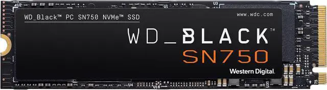 Western Digital WD BLACK SN750 NVMe M.2 2280 1TB PCI-Express 3.0 x4 64-layer 3D NAND Internal Solid State Drive (SSD) WDS100T3X0C - image 1