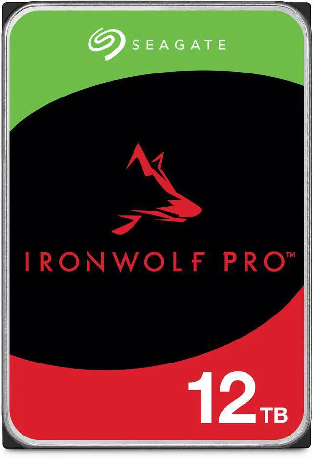 Seagate IronWolf Pro ST12000NT001 12TB 7200 RPM 256MB Cache SATA 6.0Gb/s 3.5" Internal Hard Drive - image 1