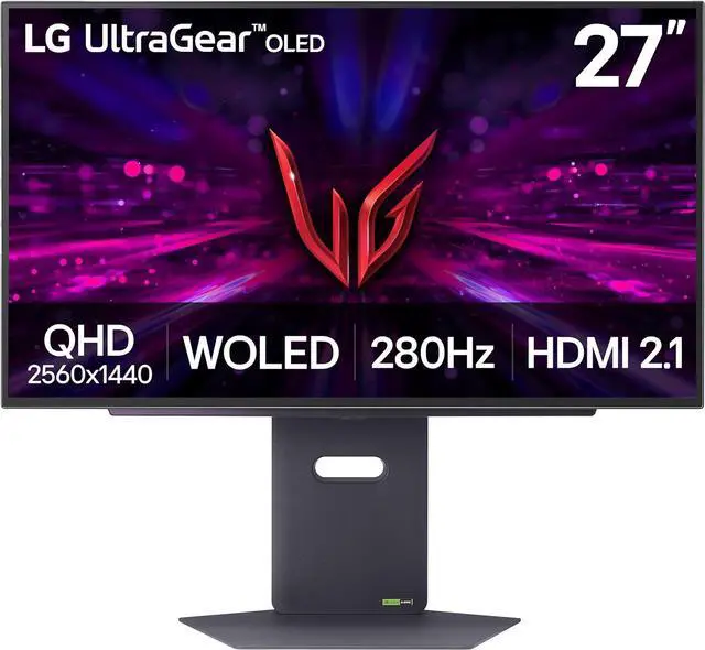 LG UltraGear 27" QHD OLED Gaming Monitor 27GX700A-B - image 1