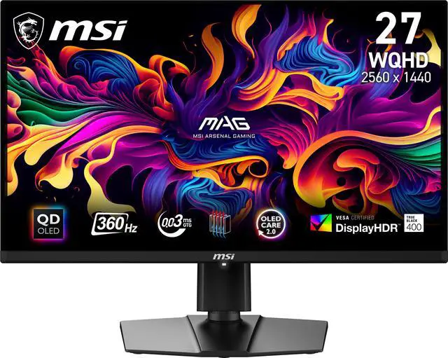 MSI MAG 271QPX QD-OLED 27 inch QHD Gaming Monitor - image 1
