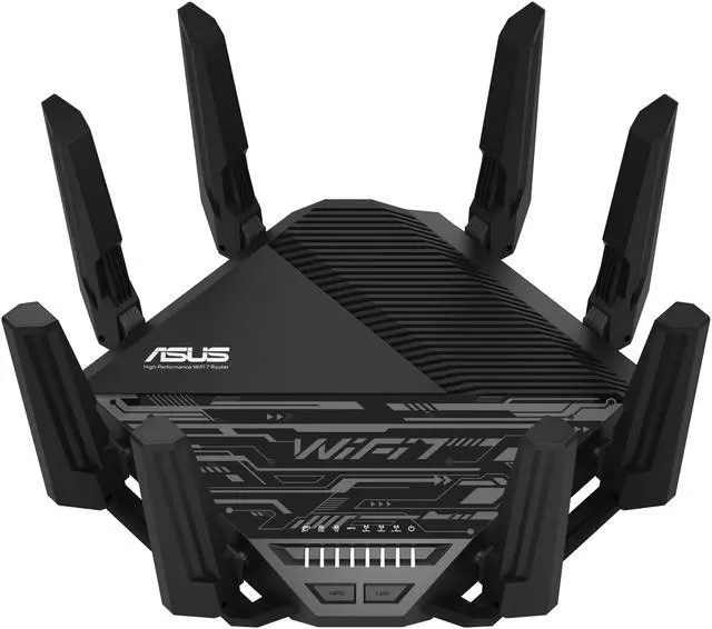 ASUS RT-BE96U BE19000 Tri-Band WiFi 7 Router with Dual 10G Ports and 6GHz Support - image 1