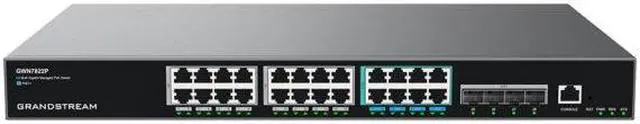Grandstream GWN7822P Enterprise Layer 3 Managed Multi-Gigabit PoE Network Switch - image 1