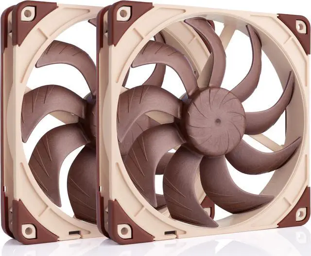 Noctua NF-A14x25 G2 PWM Sx2-PP Dual Fan Set for Push-Pull and Side-by-Side Applications - image 1