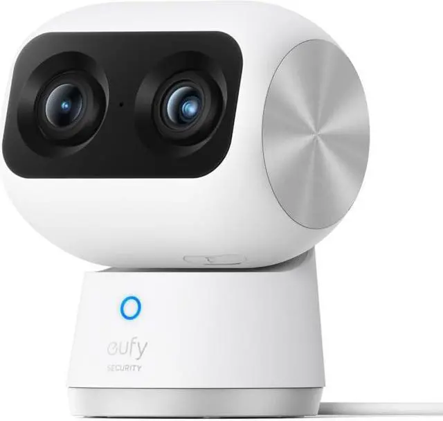 eufy Security Indoor Cam S350, Dual Cameras, 4K UHD Resolution, 8× Zoom, 360° PTZ, Human/Pet AI - image 1
