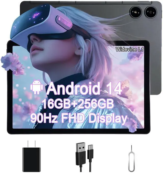 AGM P2 Android 14 Tablet with Gemini AI, 11 Inch 90Hz FHD+ IPS Display, MTK G99 Processor, 16GB RAM 256GB ROM 2TB TF, 50MP+8MP Camera, 5G WiFi/Bluetooth/GPS - image 1