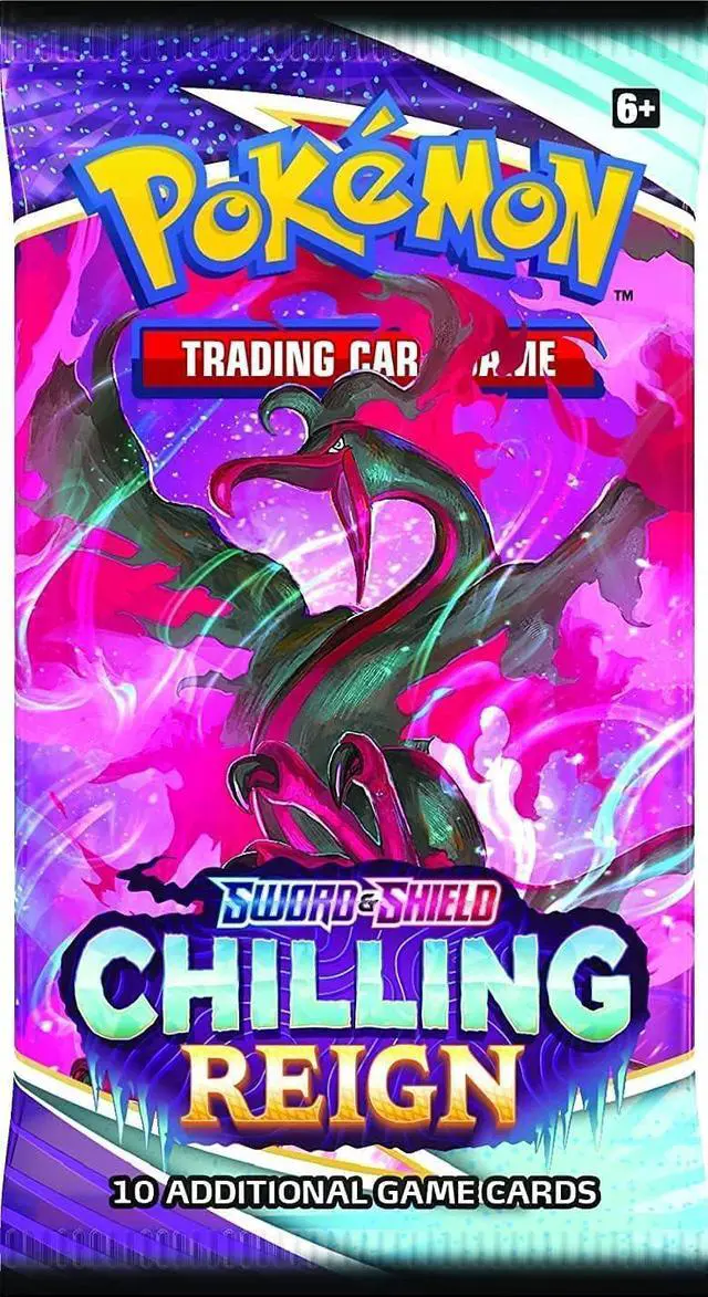 Pokemon TCG: Sword & Shield - Chilling Reign Booster Pack - Random Artwork - image 1