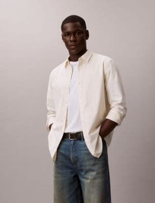 Solid Classic Oxford Button-Down Shirt - image 1