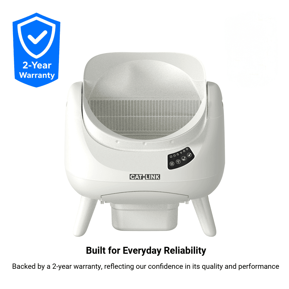 CATLINK SCOOPER Open-X Automatic Self-Cleaning Smart Cat Litter Box - White - image 1