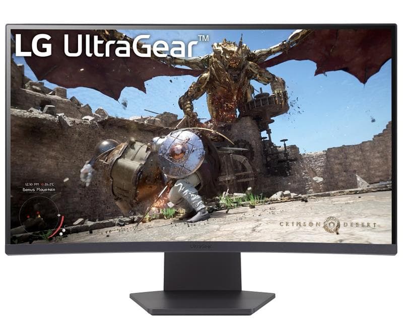 LG UltraGear 27" QHD 2560x1440 VA Curved 180Hz 1ms (GTG) AMD FreeSync Gaming Monitor, 27GS60QC-B - image 1
