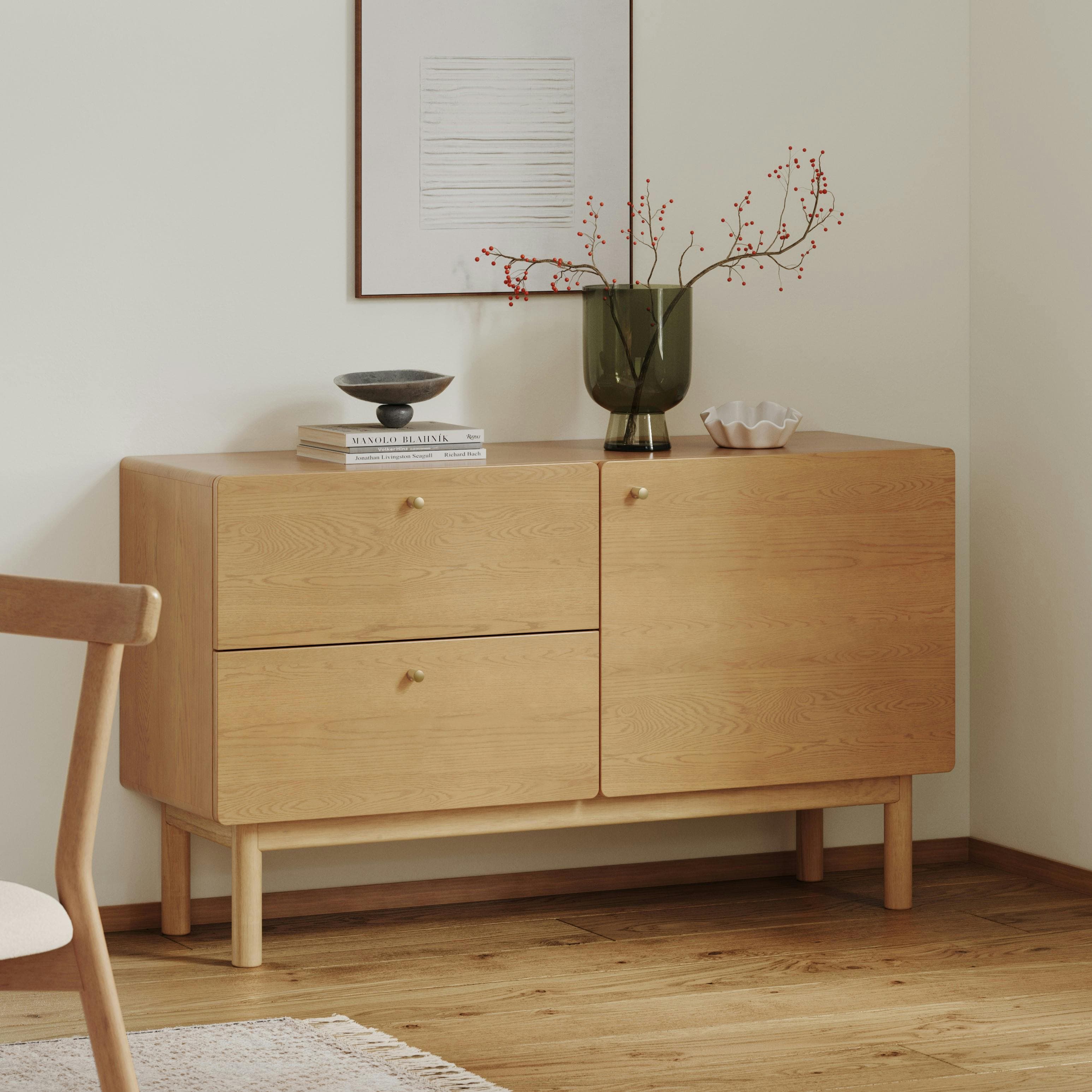 Heidi 50" Sideboard - White Oak - image 1