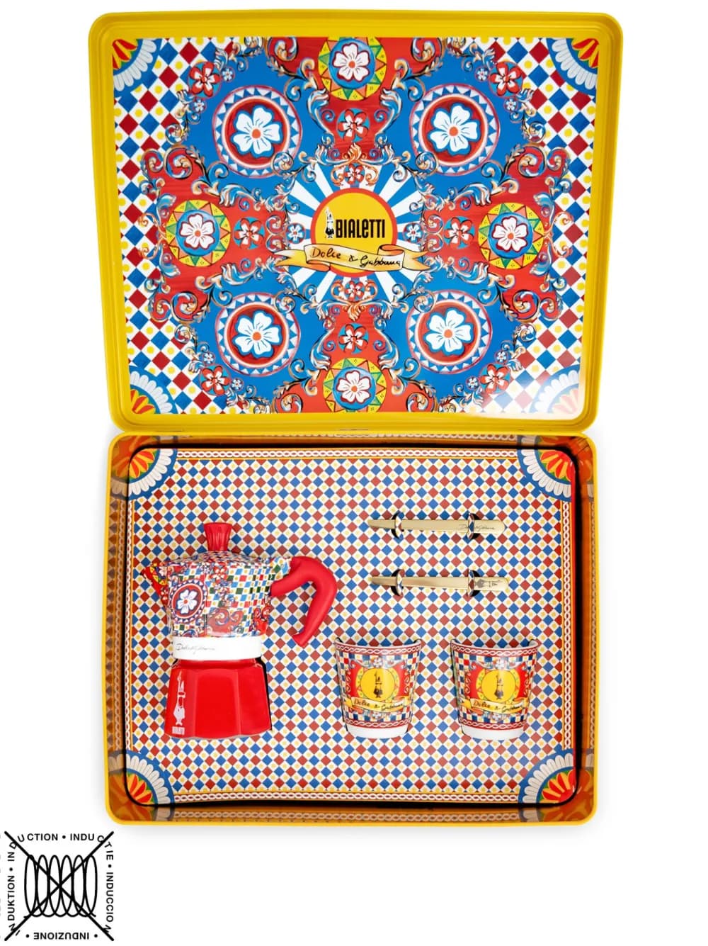 Dolce & Gabbana x Bialetti Carretto-print Moka Express set - image 1