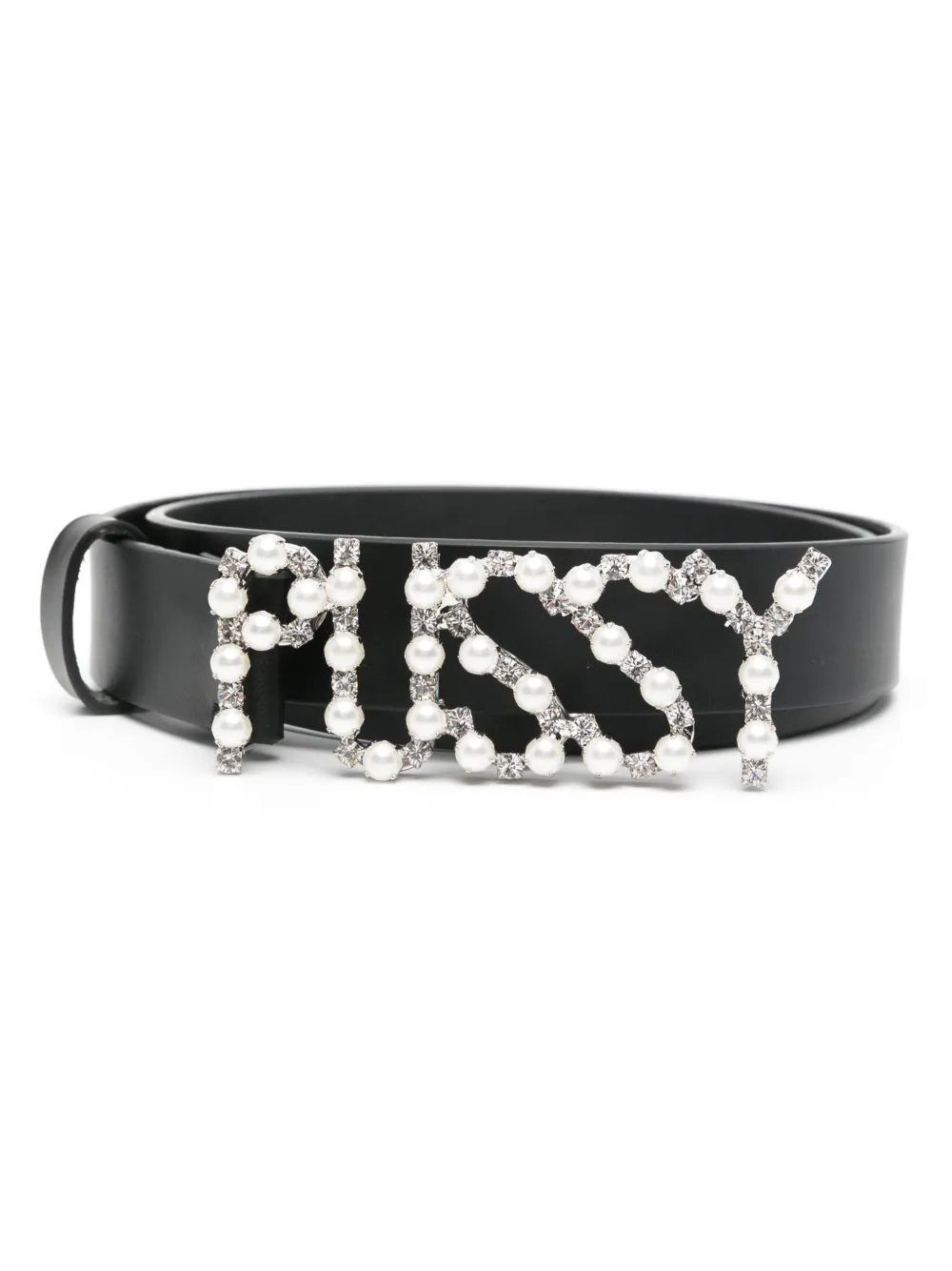 DSQUARED2 lettering-plaque leather belt - image 1