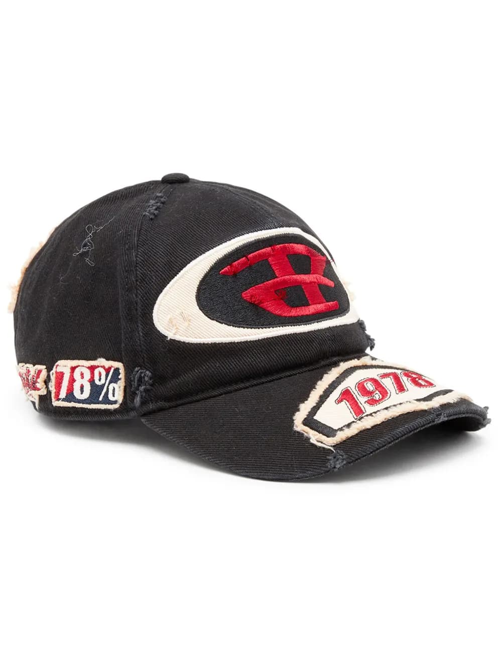 Diesel C-Braff Distressed-Effect Cap - image 1