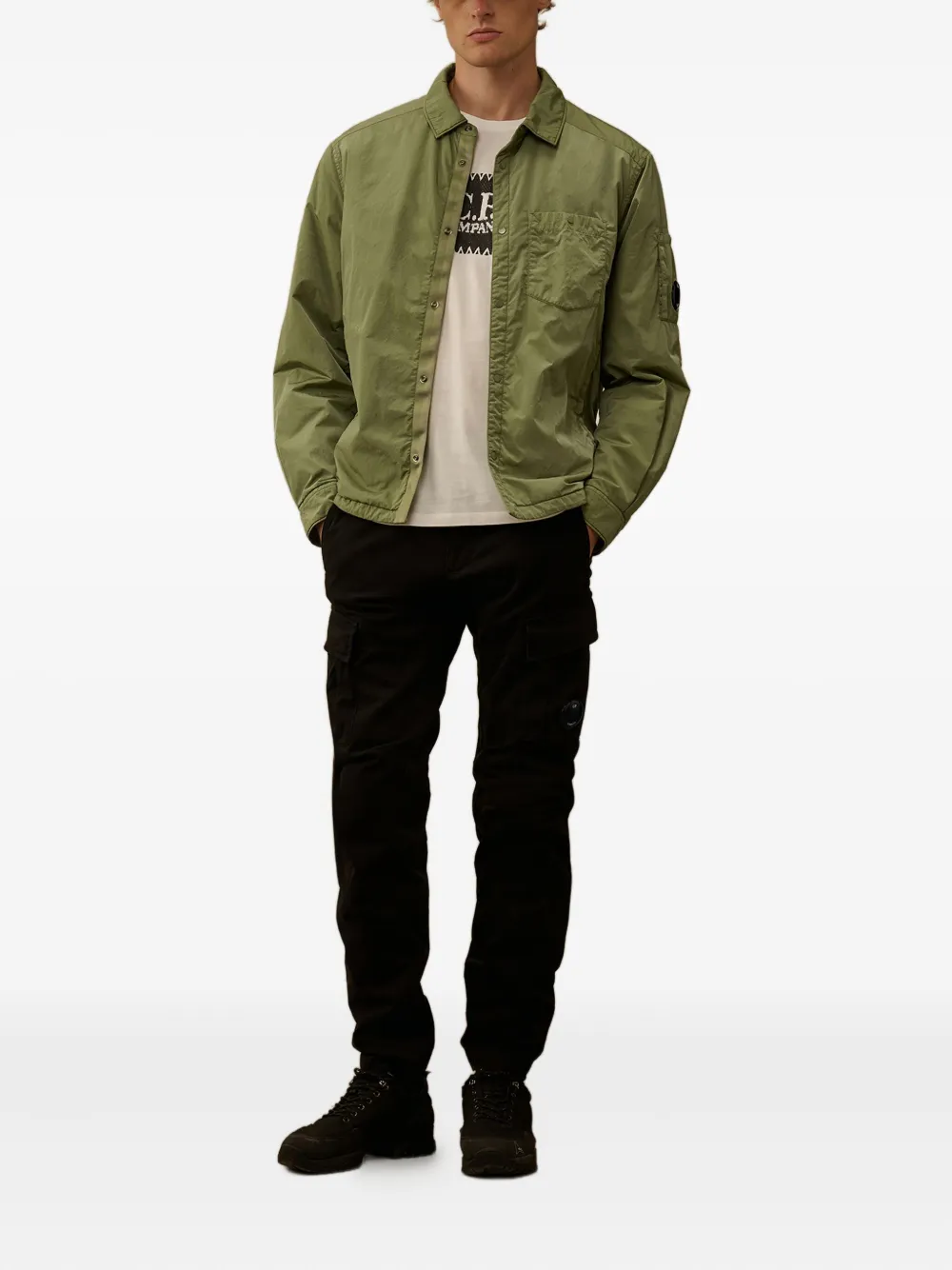 C.P. Company Press-Stud Patch-Pocket Overshirt - image 1