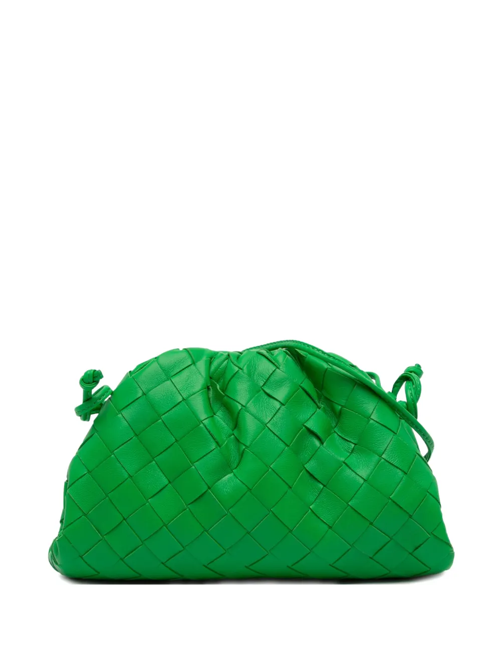 Bottega Veneta The Mini Pouch Intrecciato Shoulder Bag in Nappa Leather - image 1