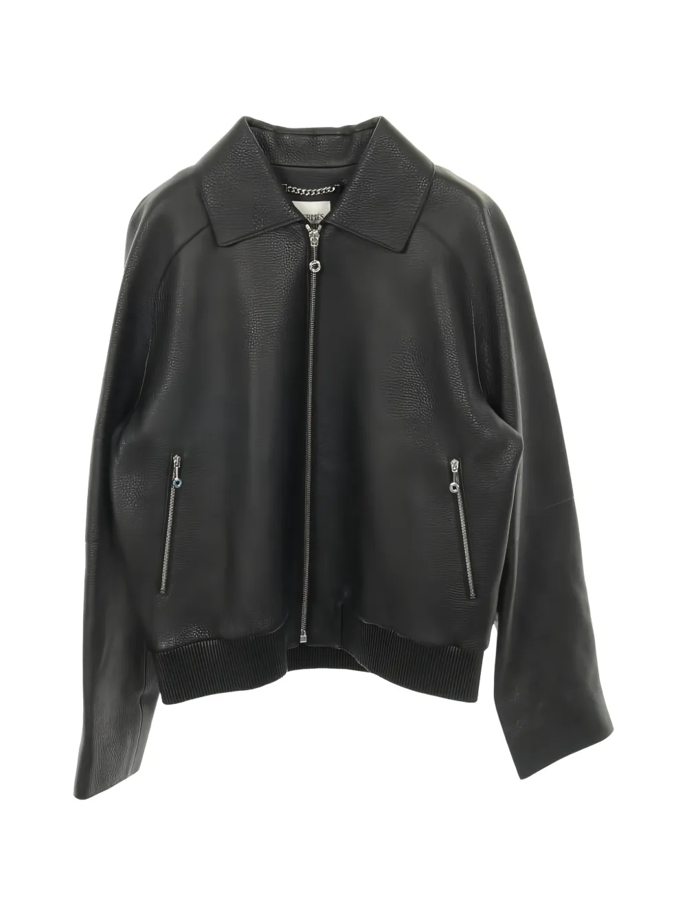 Hermès Pre-Owned Leather Bomber Jacket - image 1