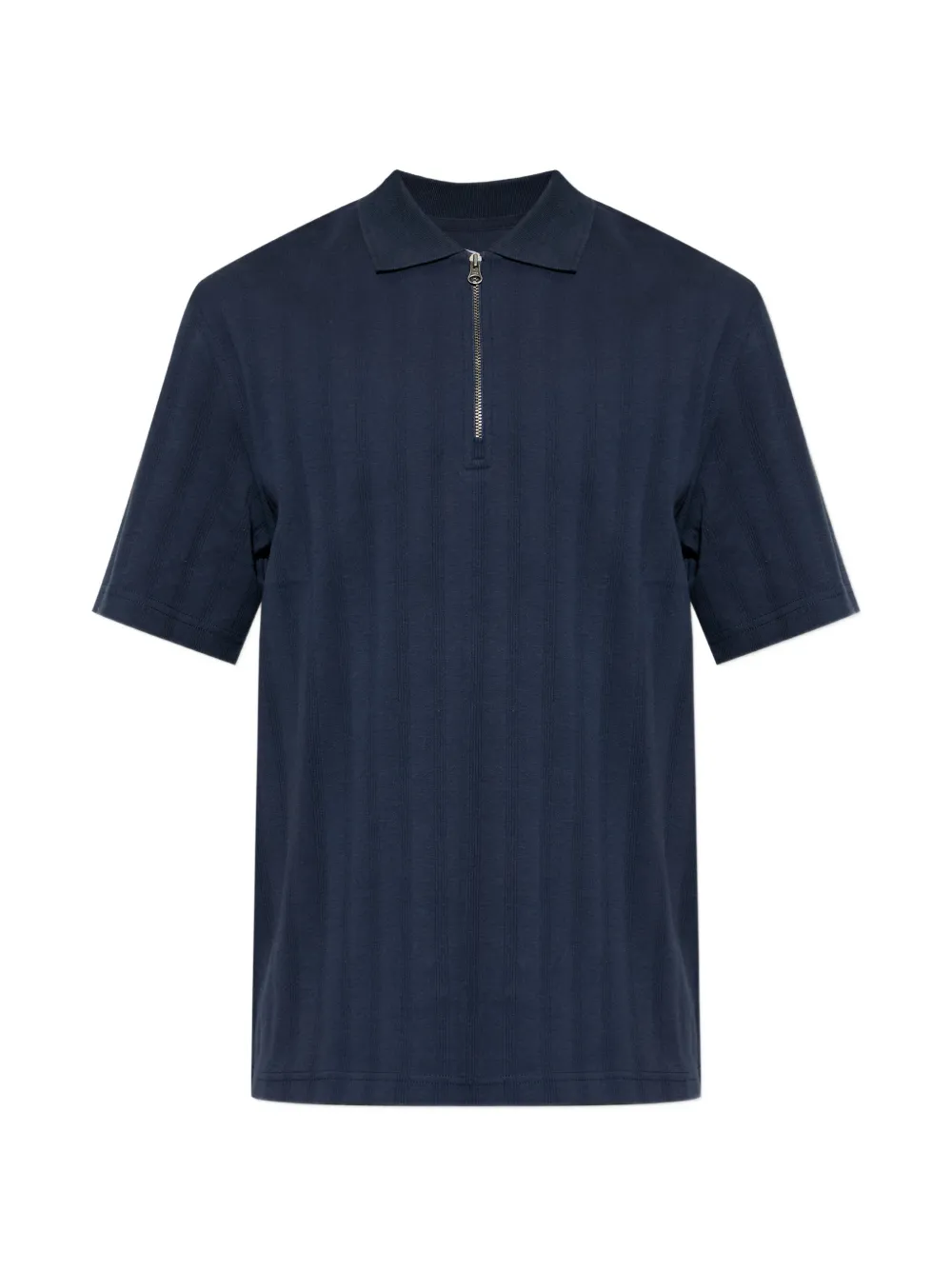 SAMSOE SAMSOE Zip Cotton Polo Shirt - image 1