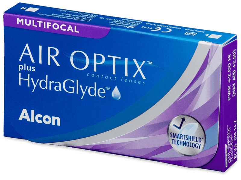 Air Optix plus HydraGlyde Multifocal (3 lenses) - image 1