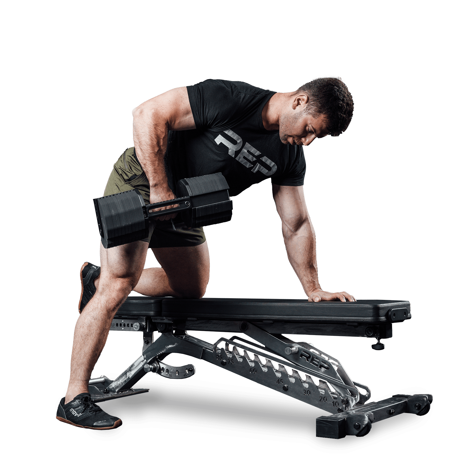 REP® x PÉPIN™ FAST Series™ Adjustable Dumbbell - image 1