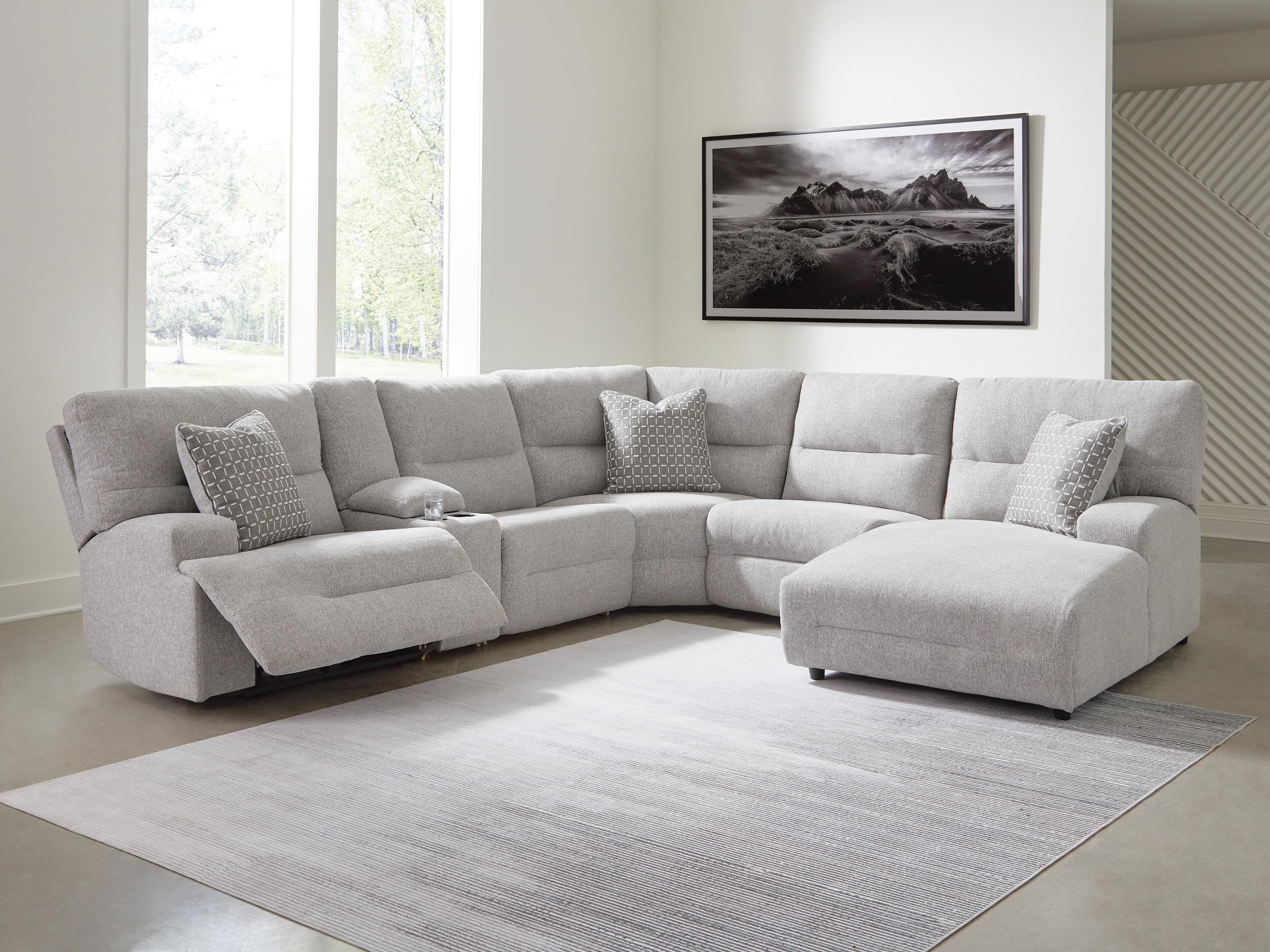 Acklen Place Next-Gen Nuvella™ Performance Fabric Dual Power Reclining Modular Sectional with Chaise - image 1